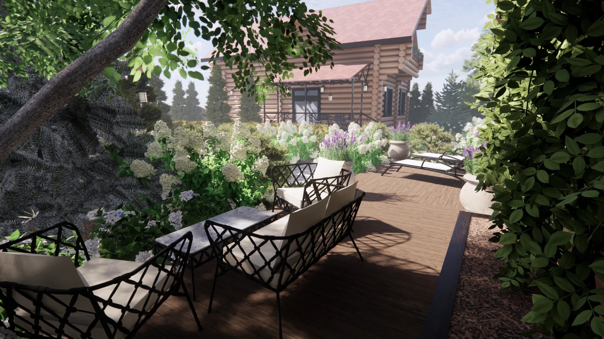 САД В КП "РУССКАЯ ДЕРЕВНЯ"