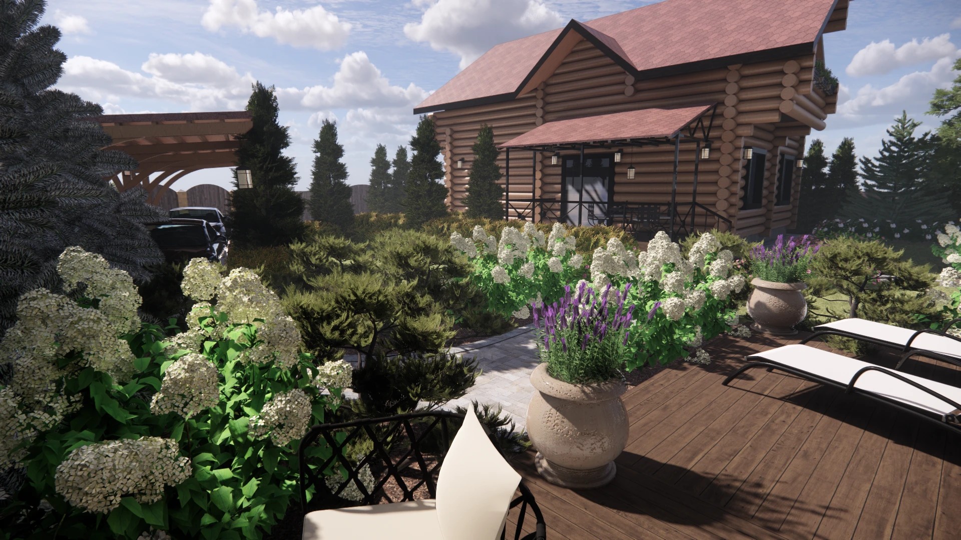 САД В КП "РУССКАЯ ДЕРЕВНЯ"