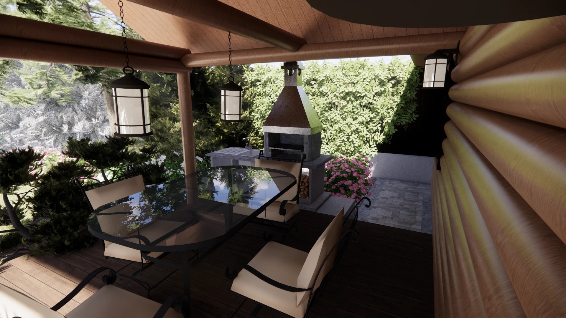 САД В КП "РУССКАЯ ДЕРЕВНЯ"