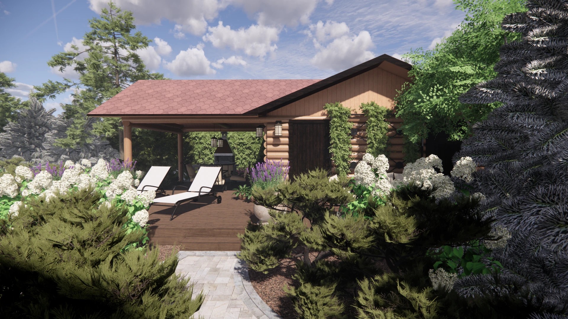 САД В КП "РУССКАЯ ДЕРЕВНЯ"