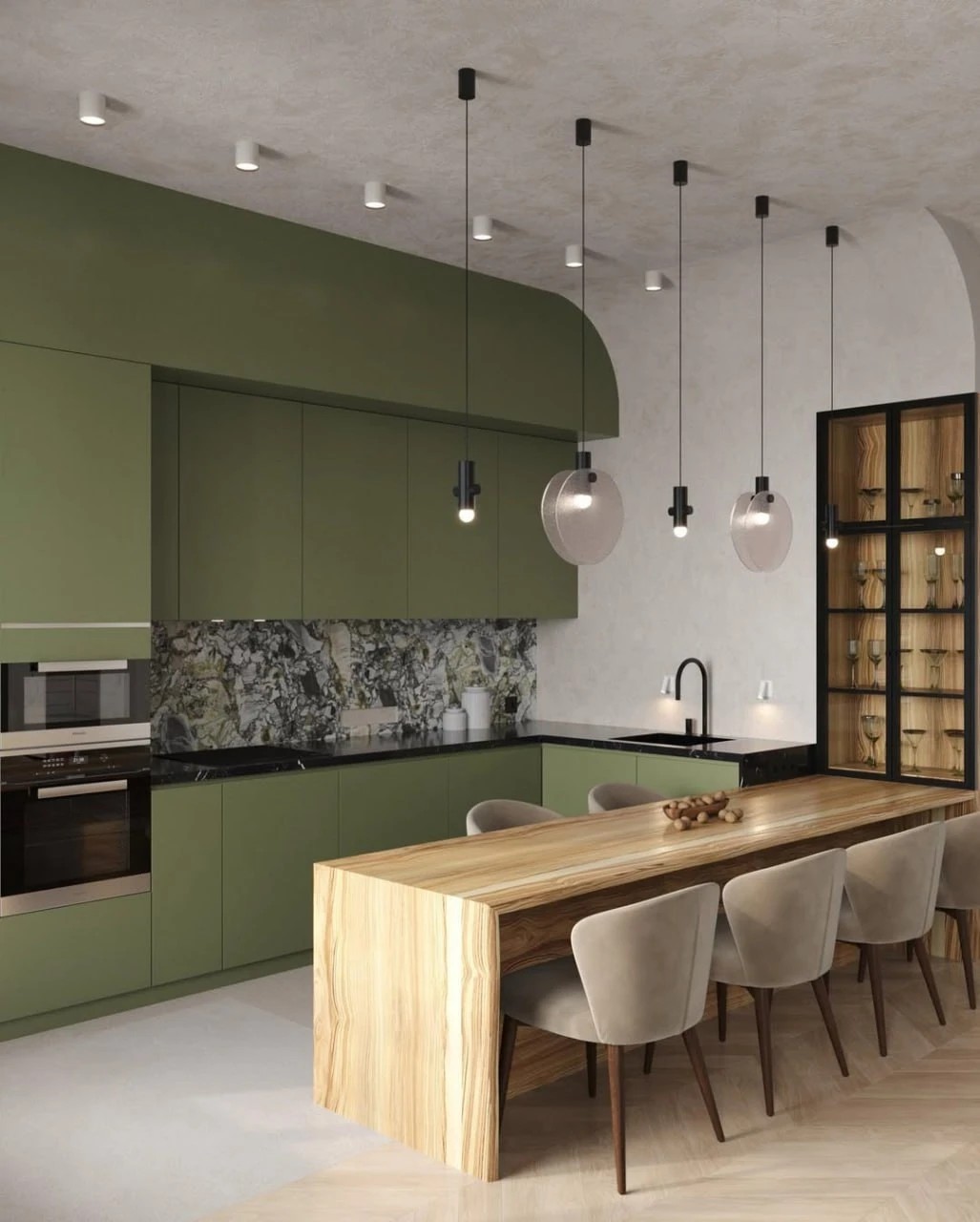 Кухня-гостиная в ЖК Familia