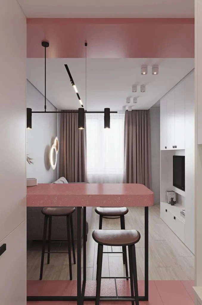 Дизайнерский ремонт 1-к квартиры на Парнасе