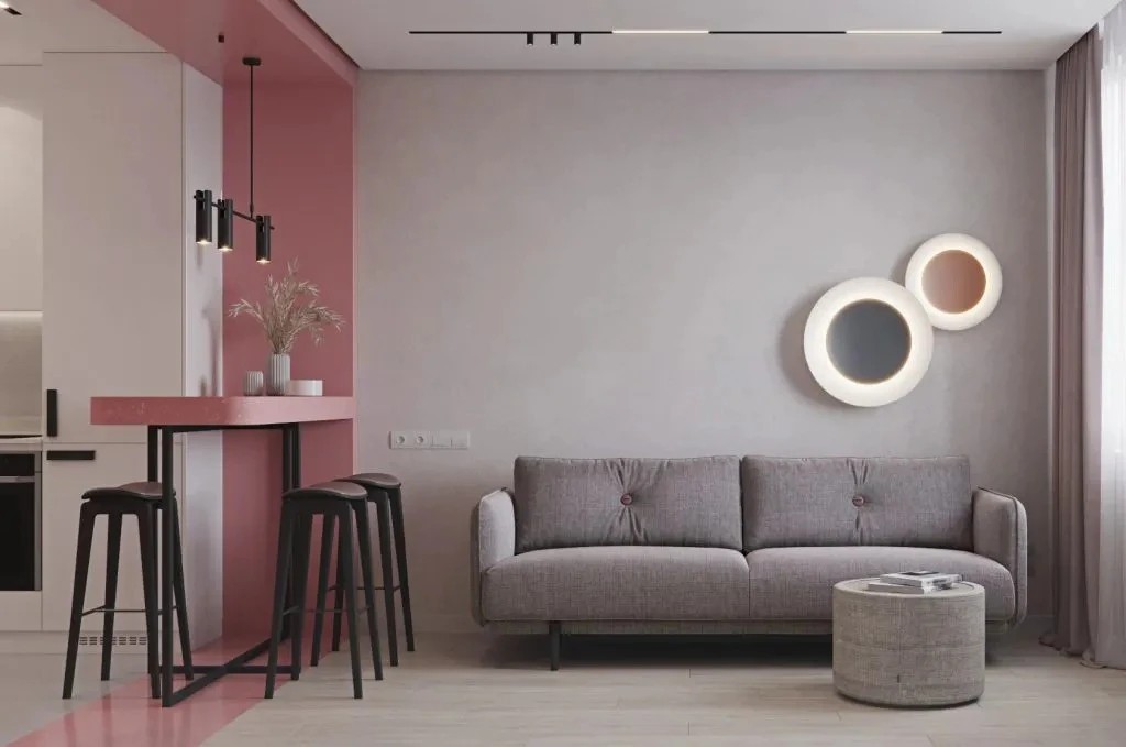 Дизайнерский ремонт 1-к квартиры на Парнасе