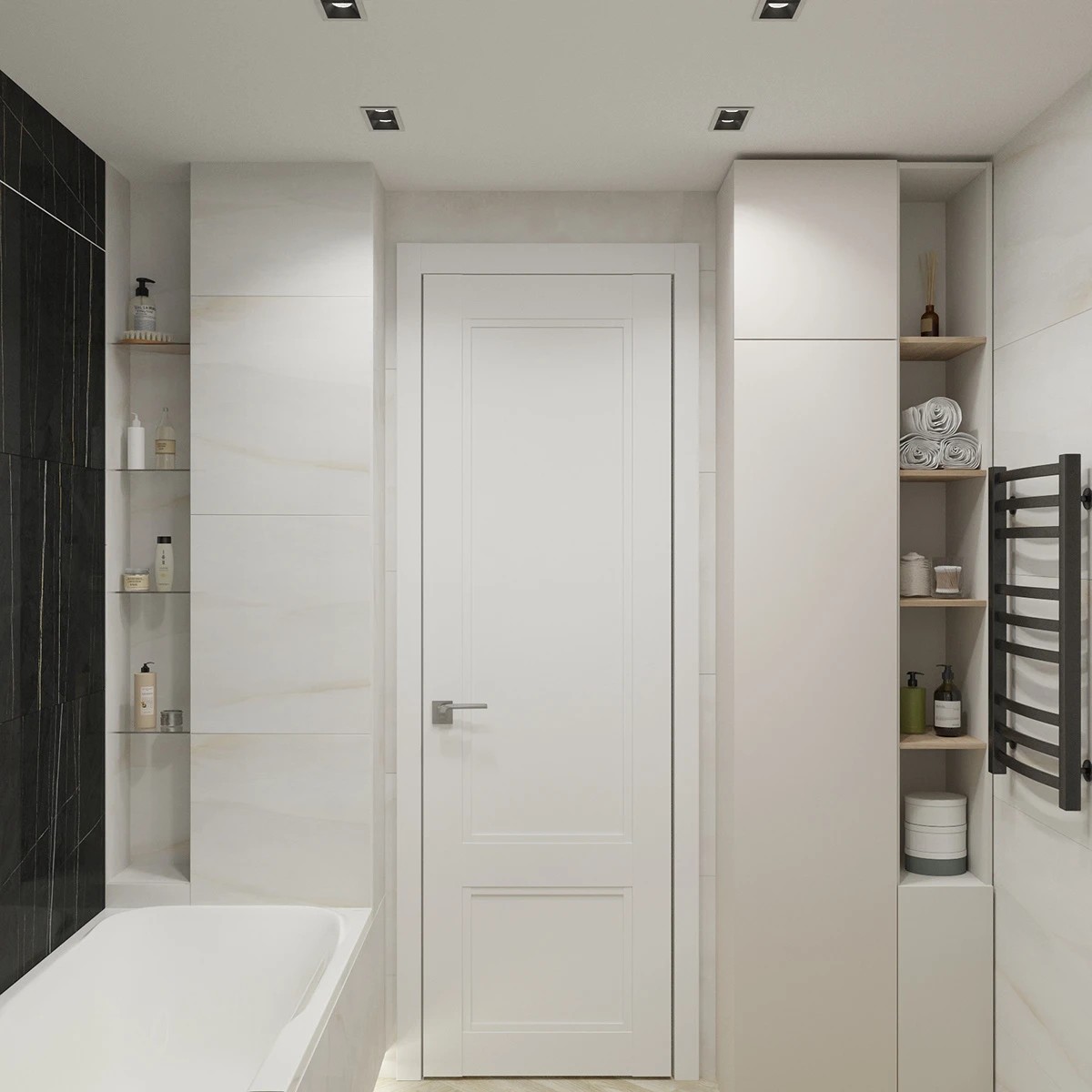 "Белое и золотое"Квартира в Калининграде