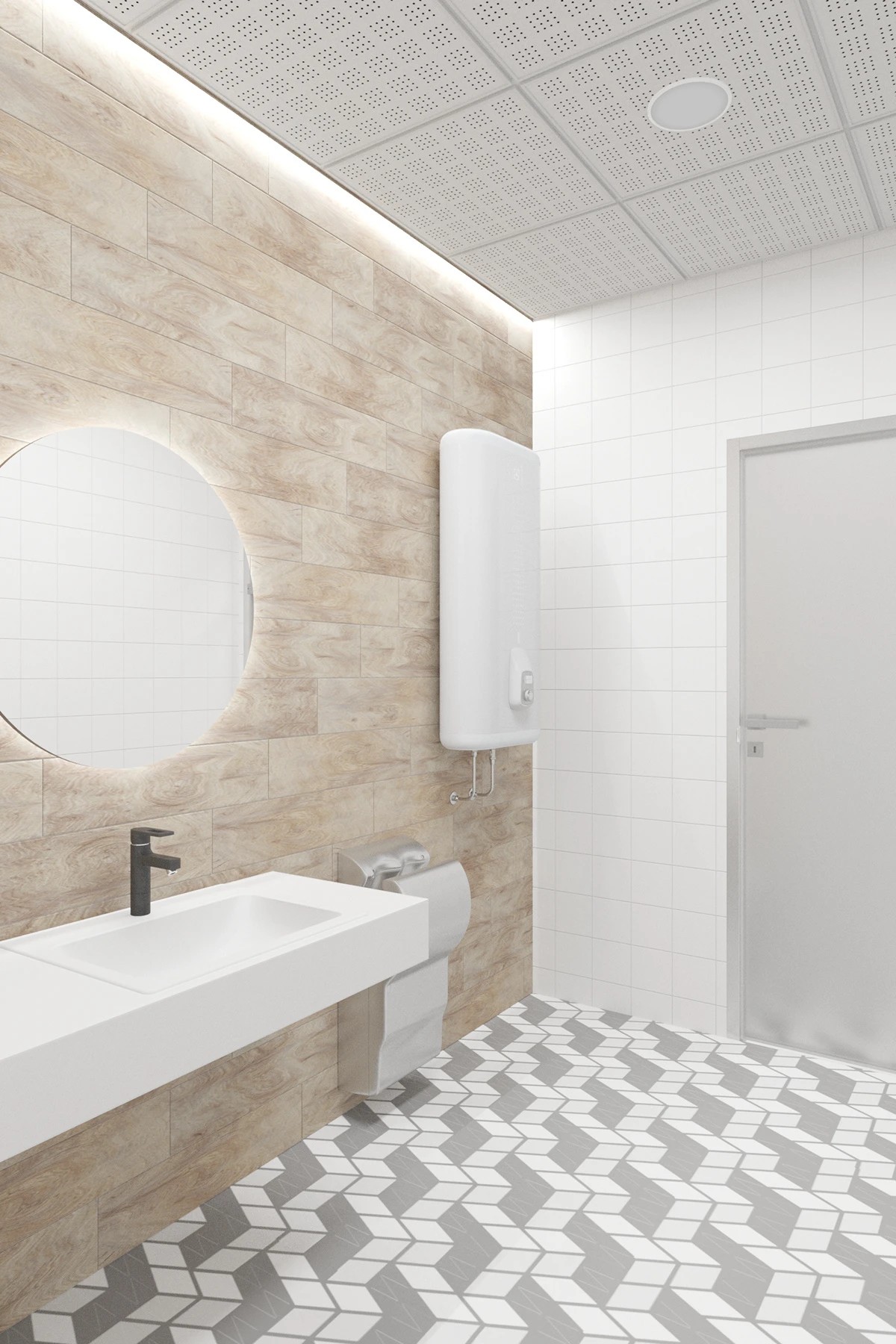 Вестибюль для производства "Нестле" Тимашевск