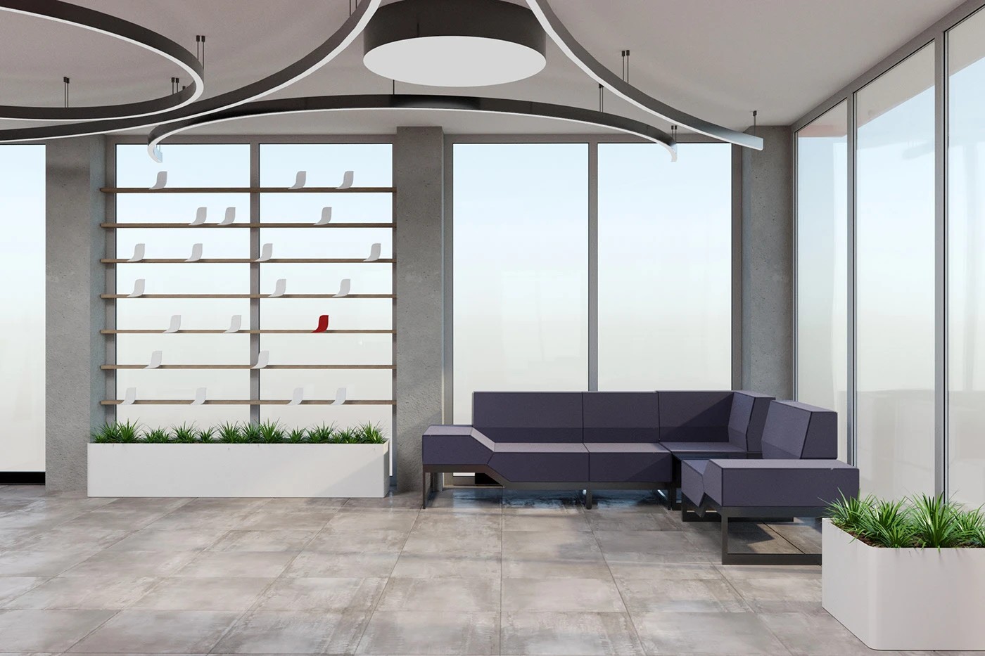 Вестибюль для производства "Нестле" Тимашевск