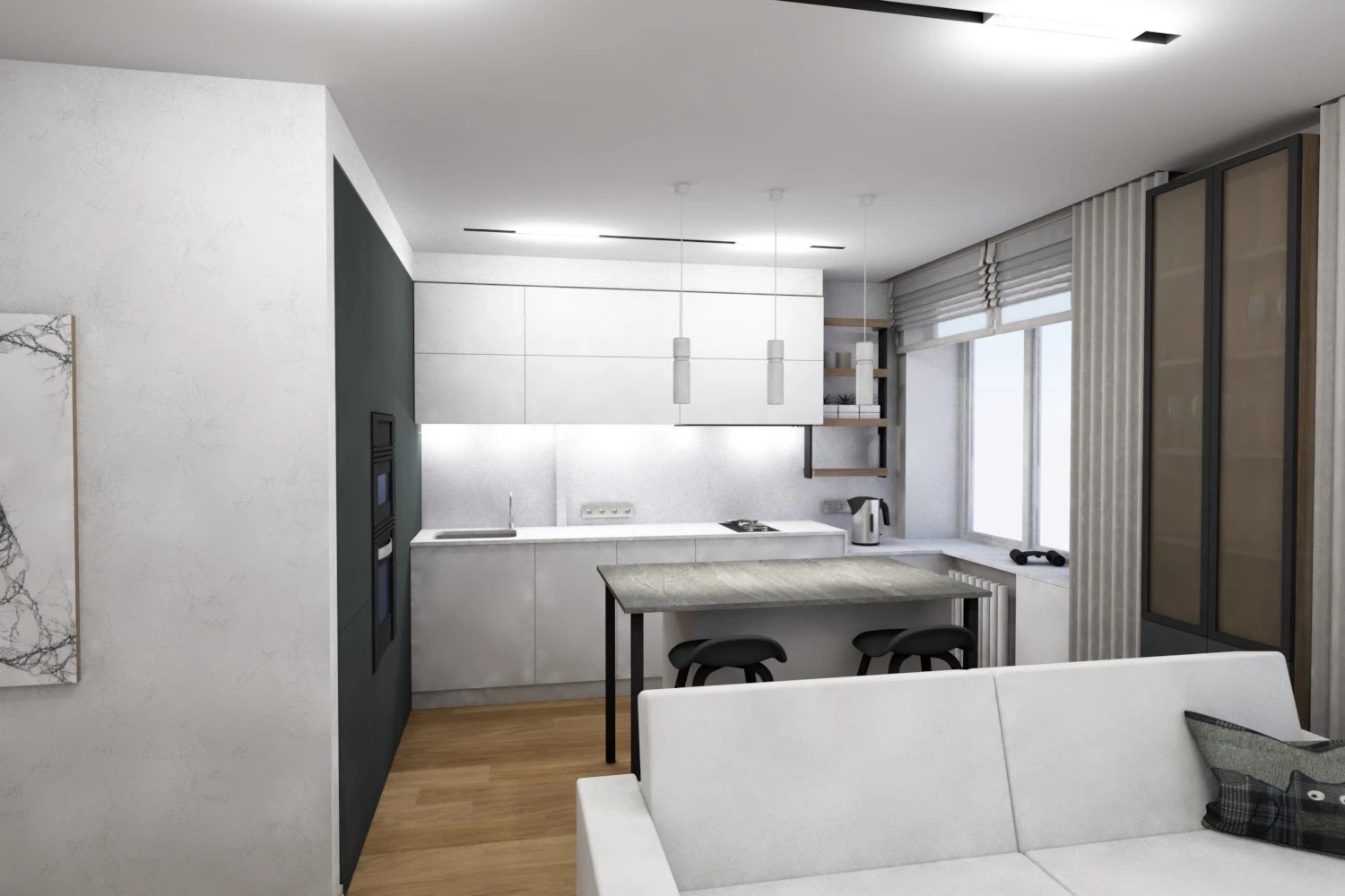 Интерьер небольшой квартиры