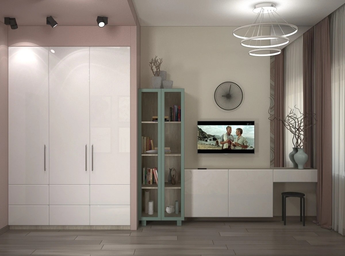 Дизайн-проект однокомнатной квартиры