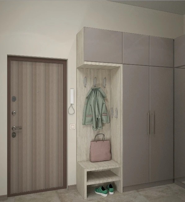 Дизайн-проект однокомнатной квартиры