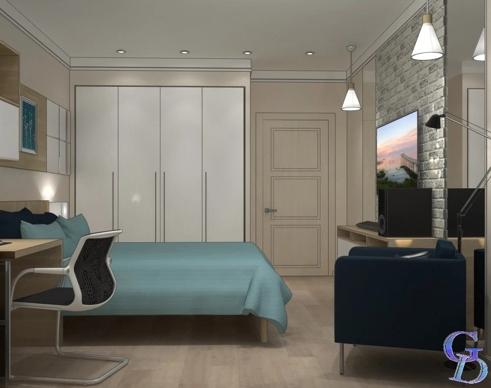 Дизайн-проект двухкомнатной квартиры