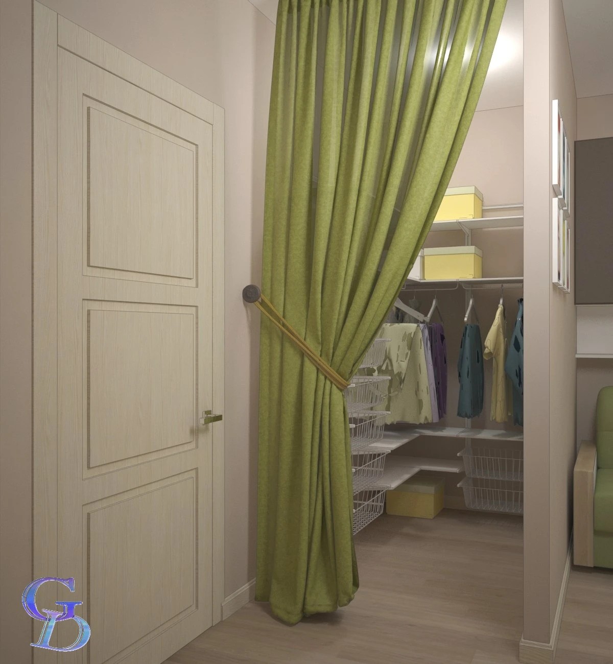 Дизайн-проект двухкомнатной квартиры