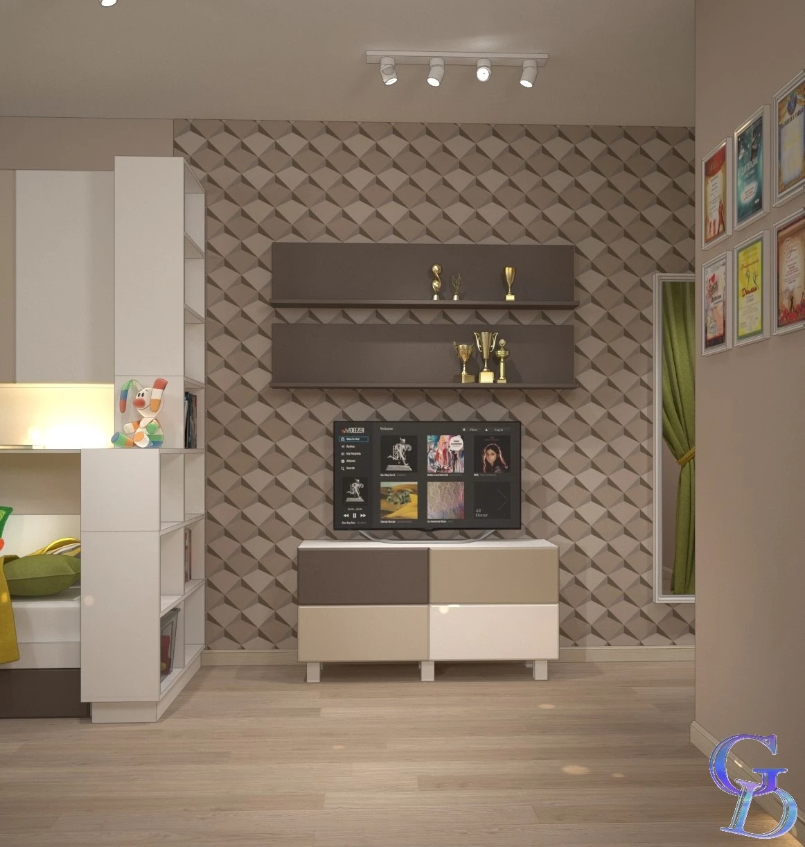 Дизайн-проект двухкомнатной квартиры