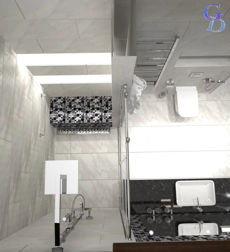 Санузел в загородном доме