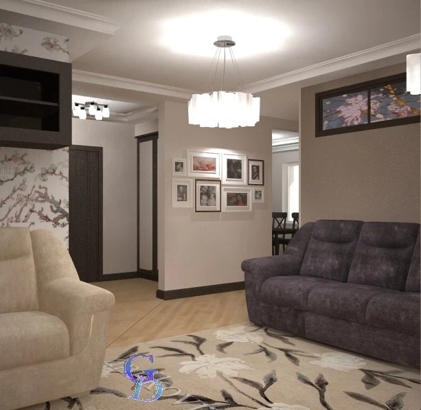 Проект - переделка трехкомнатной квартиры