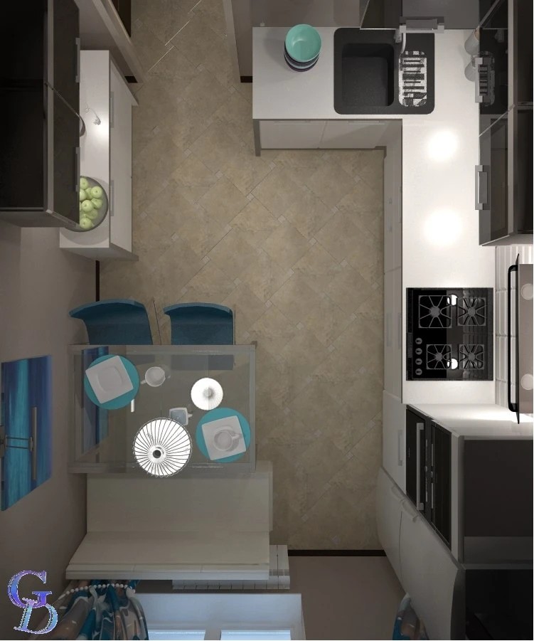 Проект двухкомнатной квартиры