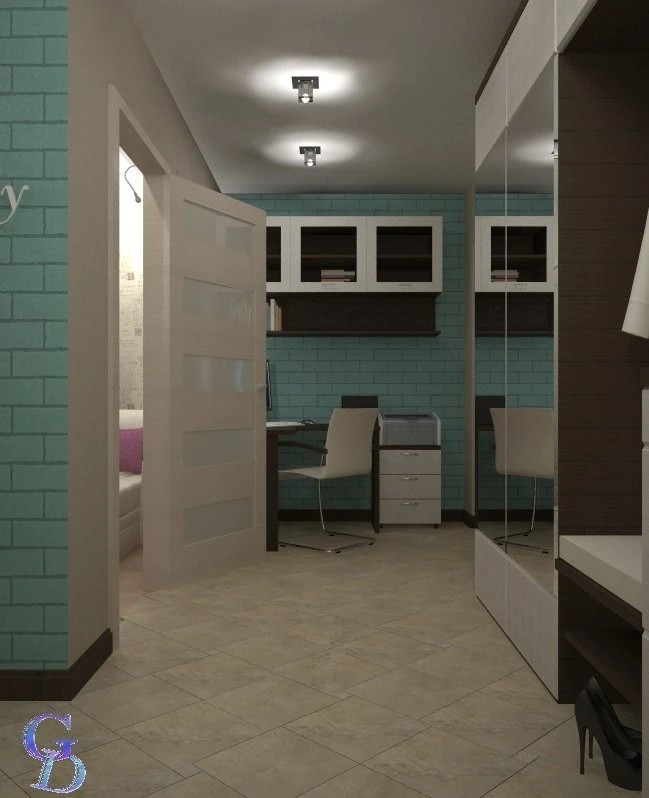 Проект двухкомнатной квартиры