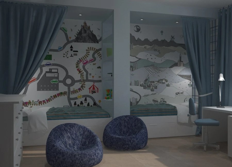 Пример полного дизайн-проекта (квартира на Петергофском шоссе)