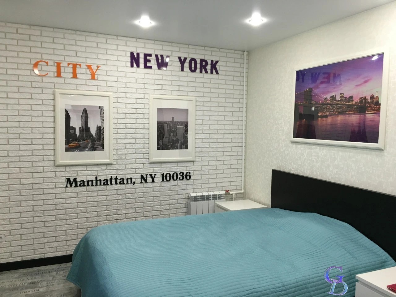 Экспресс-дизайн комнаты для девушки в стиле Нью-Йорк