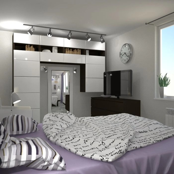 Экспресс-дизайн комнаты для девушки в стиле Нью-Йорк