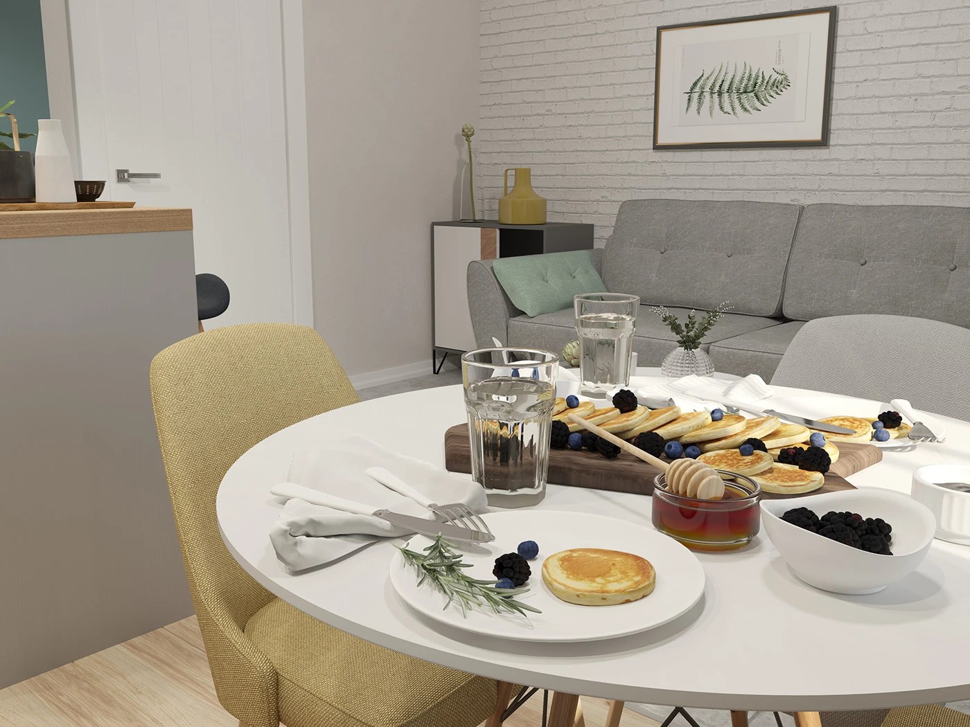 Квартира в Москве.