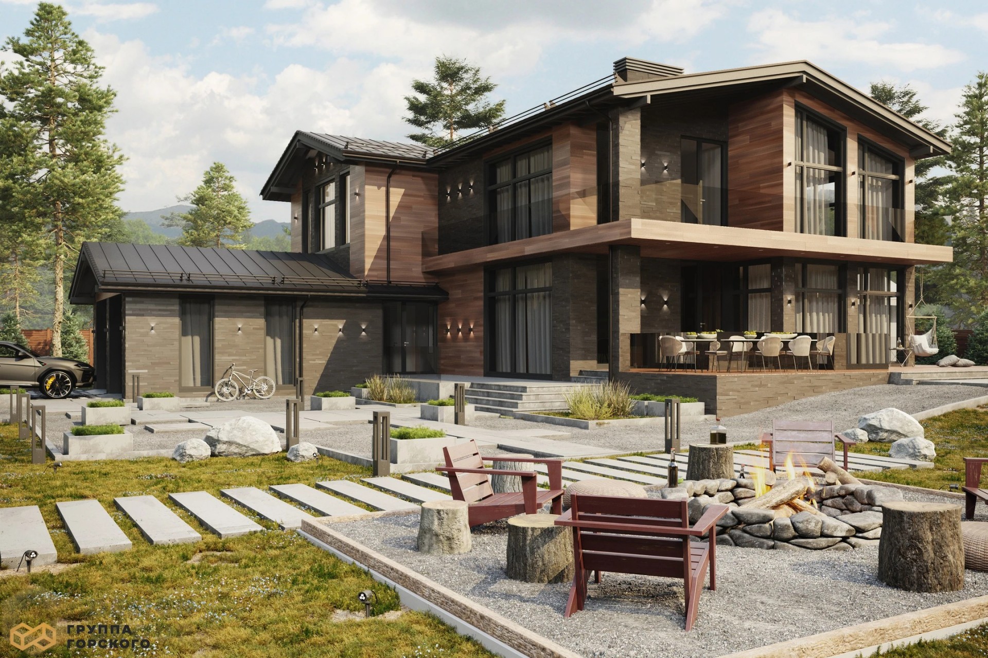 Загородный дом Порошкино