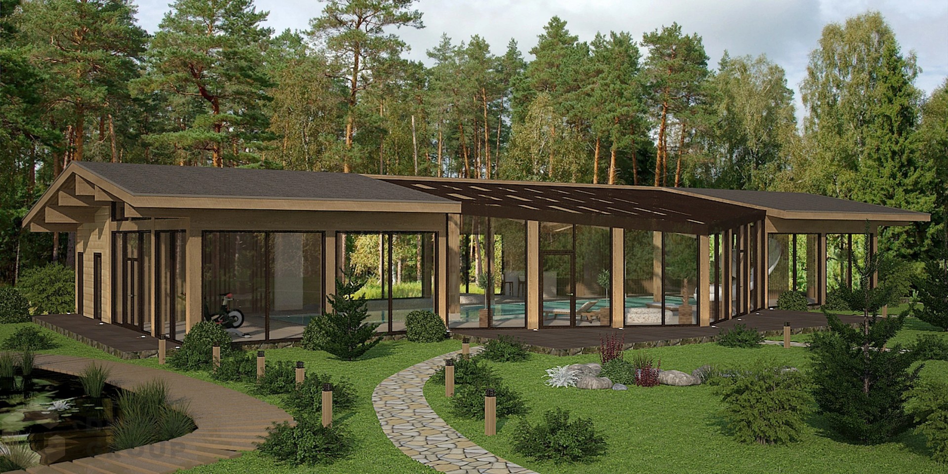 Загородный дом Осельки