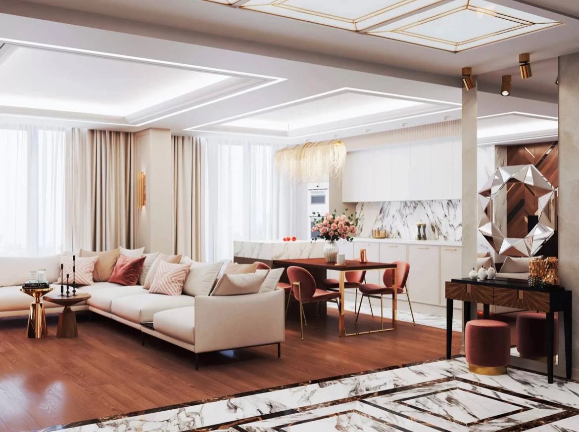 Проект трехкомнатной квартиры ЖК Riverside