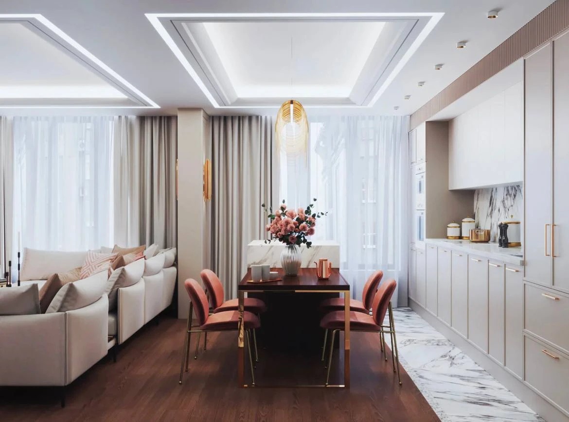 Проект трехкомнатной квартиры ЖК Riverside