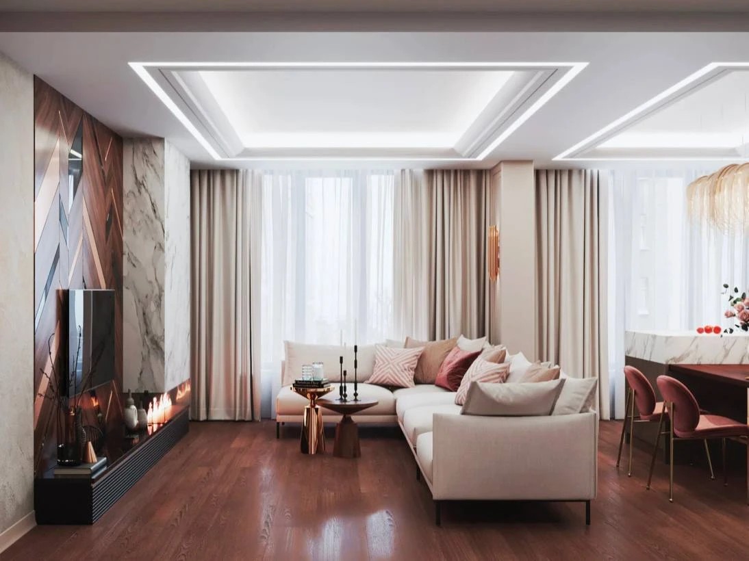 Проект трехкомнатной квартиры ЖК Riverside