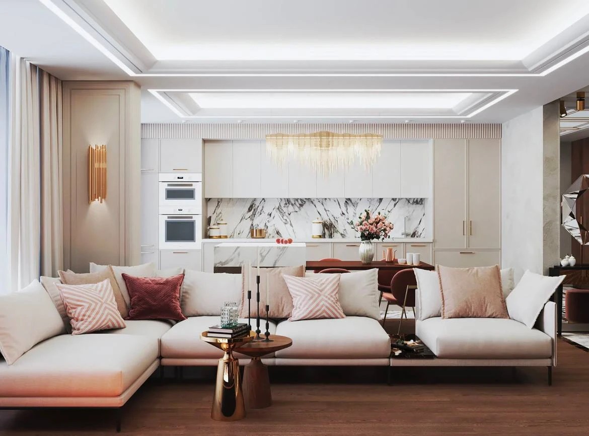 Проект трехкомнатной квартиры ЖК Riverside