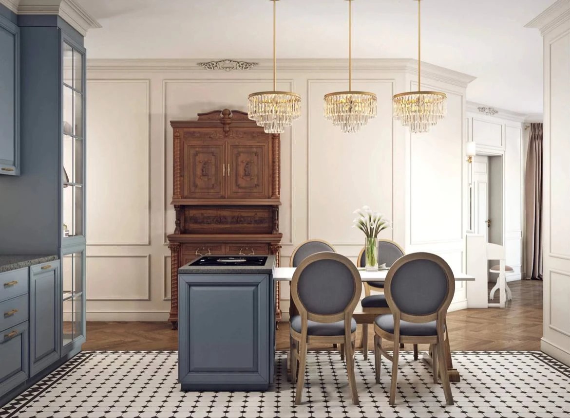 Проект четырехкомнатной квартиры на Крестовском острове