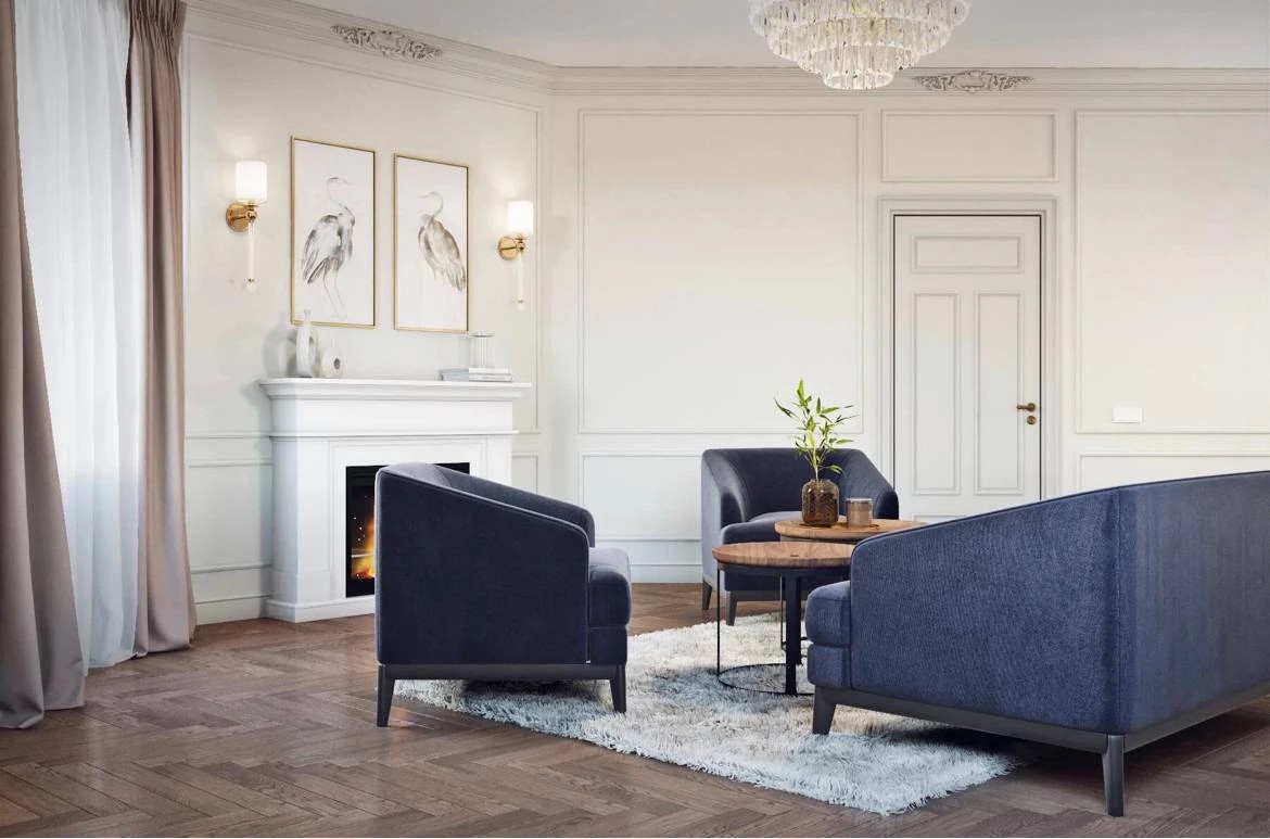 Проект четырехкомнатной квартиры на Крестовском острове