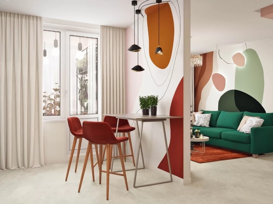 Проект однокомнатной квартиры ЖК Life-Лесная