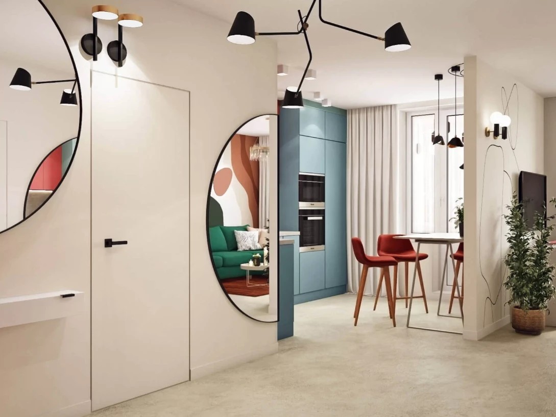 Проект однокомнатной квартиры ЖК Life-Лесная