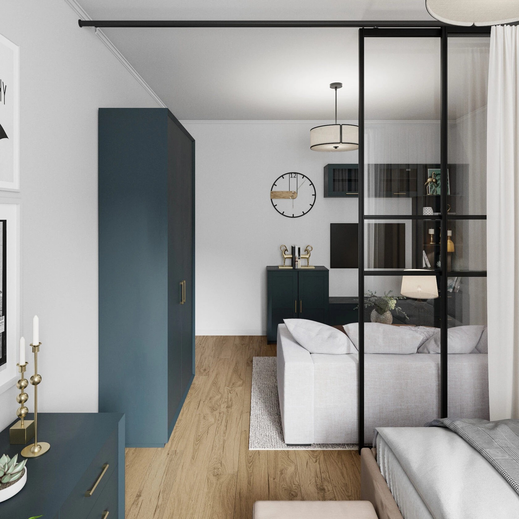 1-комнатная квартира 55 м2