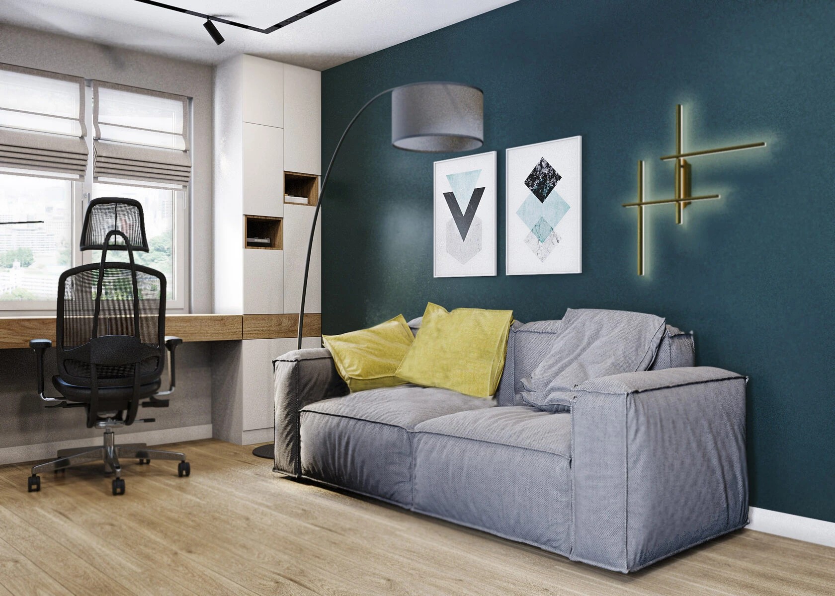 2-комнатная квартира 55 м2