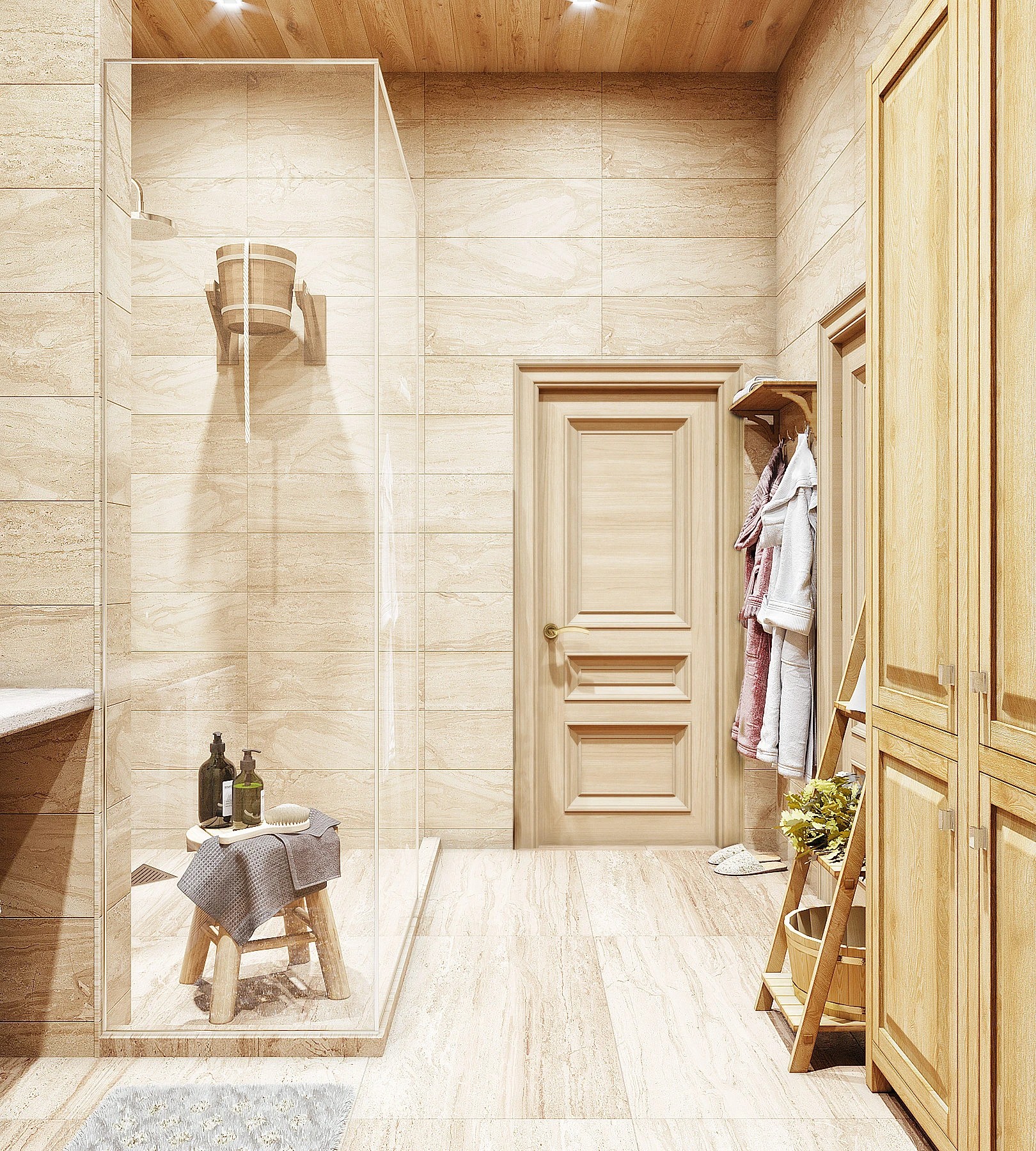 Гостевой дом-баня 105 м2