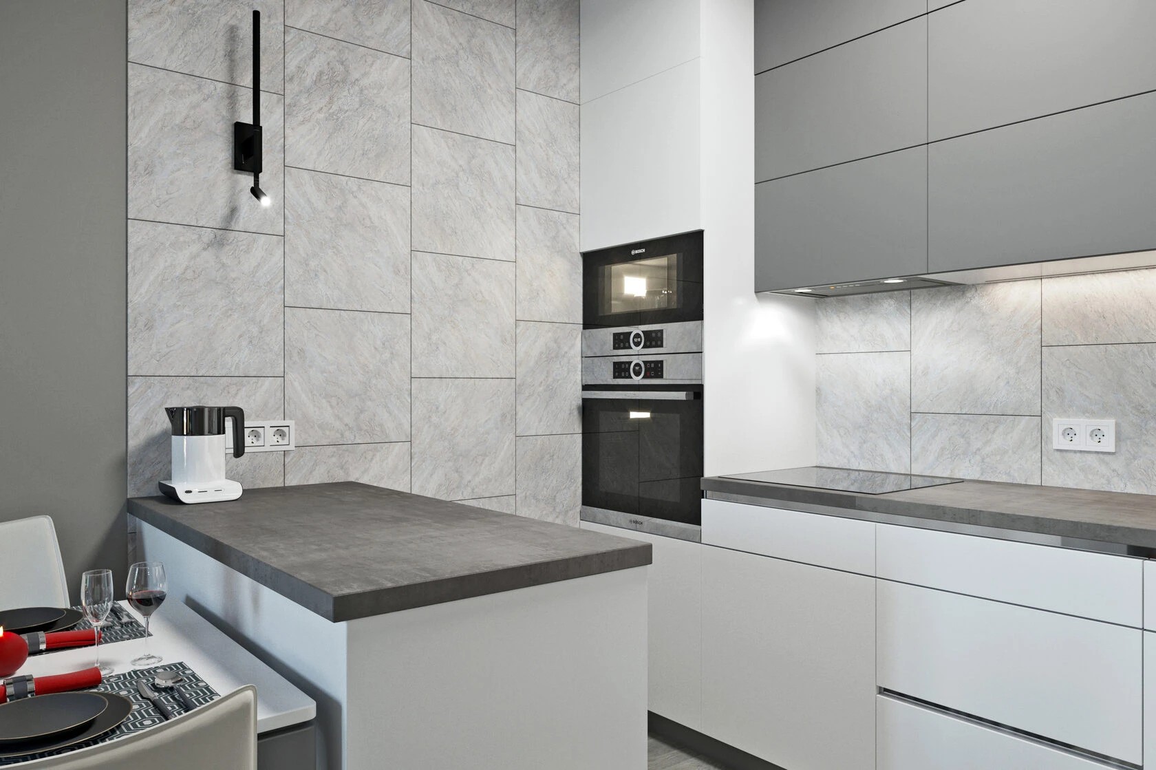 Общие зоны квартир и загородных домов: гостиные, кухни, столовые