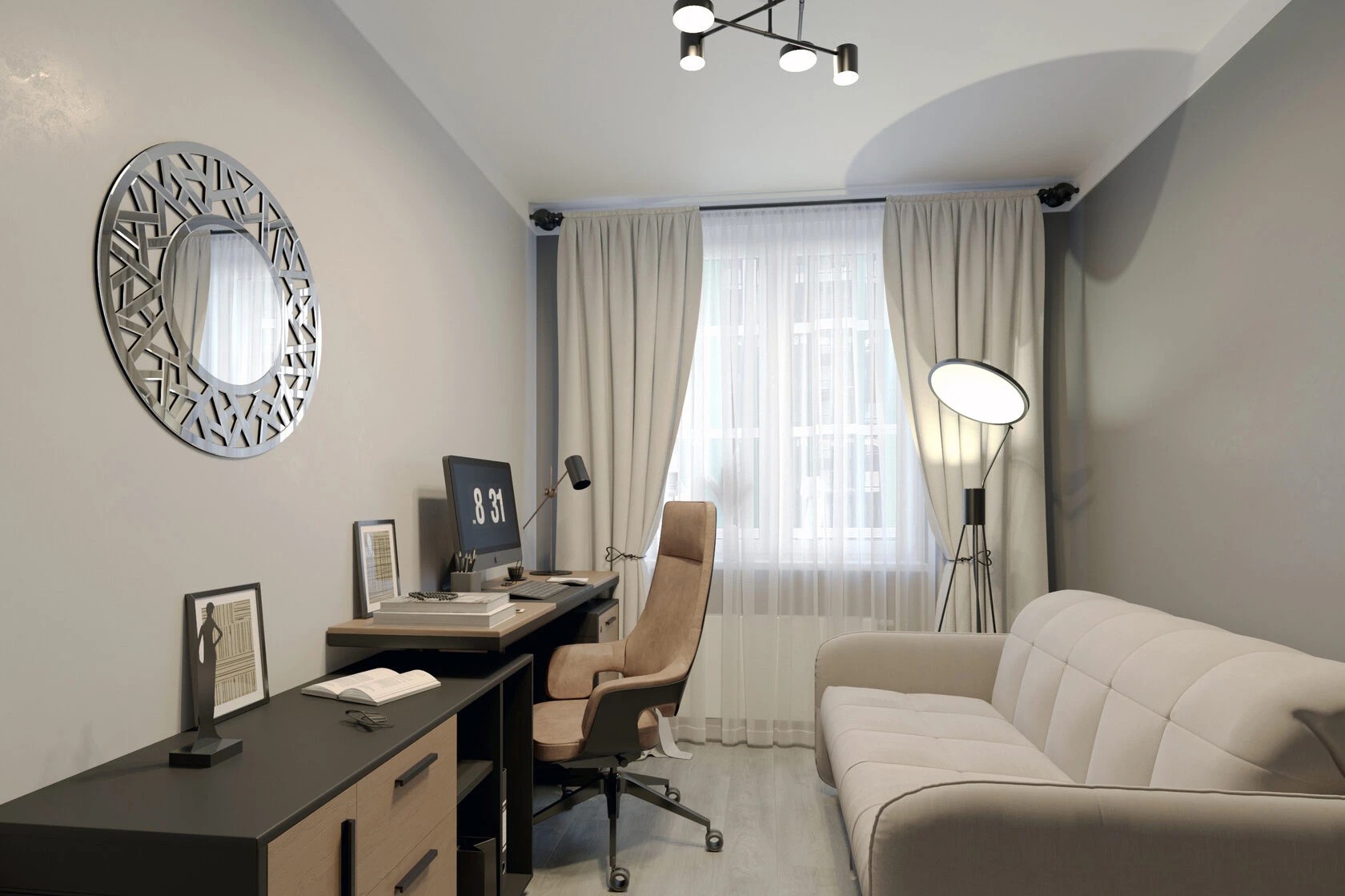 Общие зоны квартир и загородных домов: гостиные, кухни, столовые