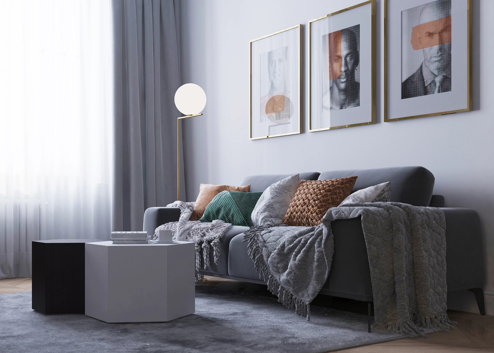 Квартира с камином