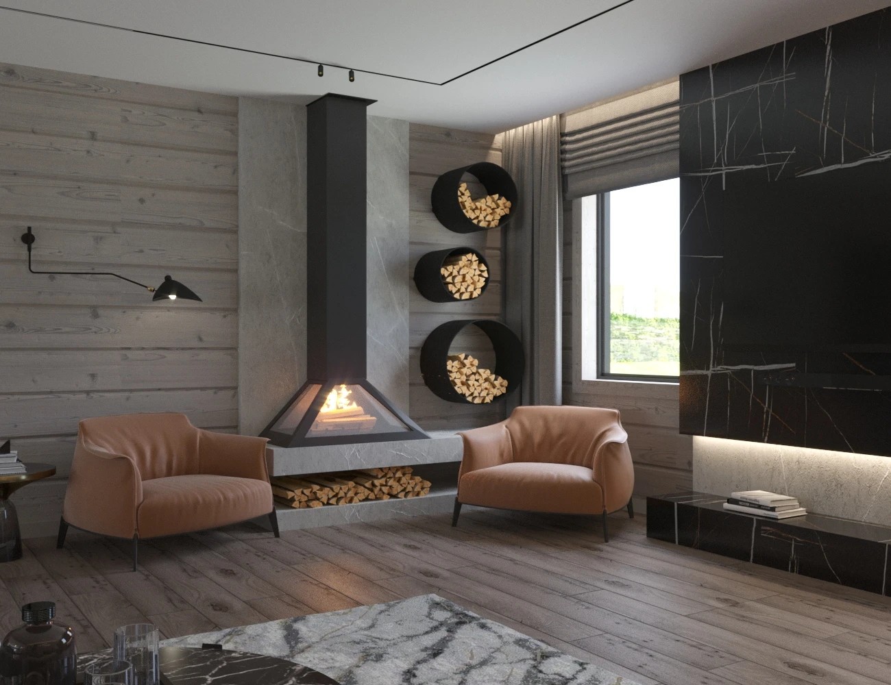 ЗАГОРОДНЫЙ ДОМ из клеёного бруса