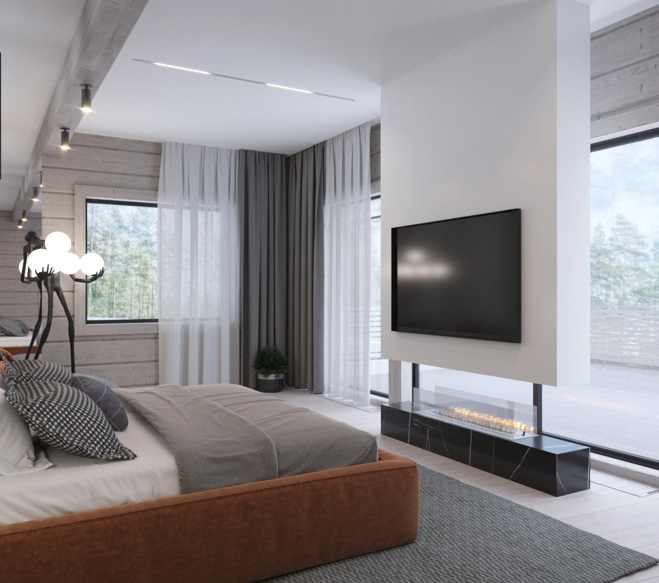 ЗАГОРОДНЫЙ ДОМ из клеёного бруса