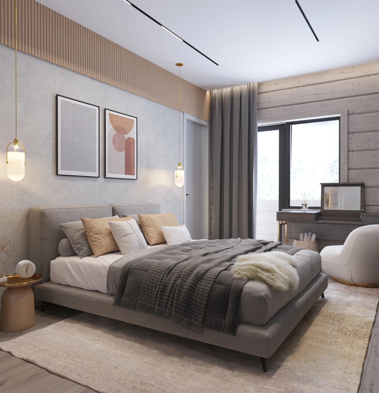 ЗАГОРОДНЫЙ ДОМ из клеёного бруса