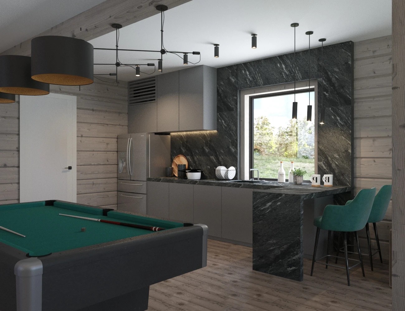 ЗАГОРОДНЫЙ ДОМ из клеёного бруса