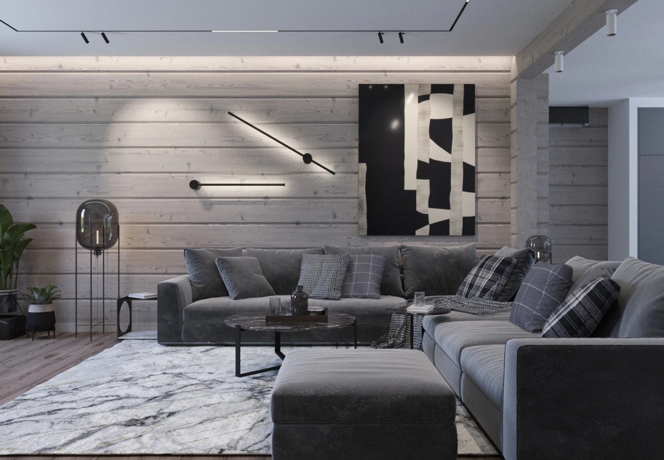 ЗАГОРОДНЫЙ ДОМ из клеёного бруса