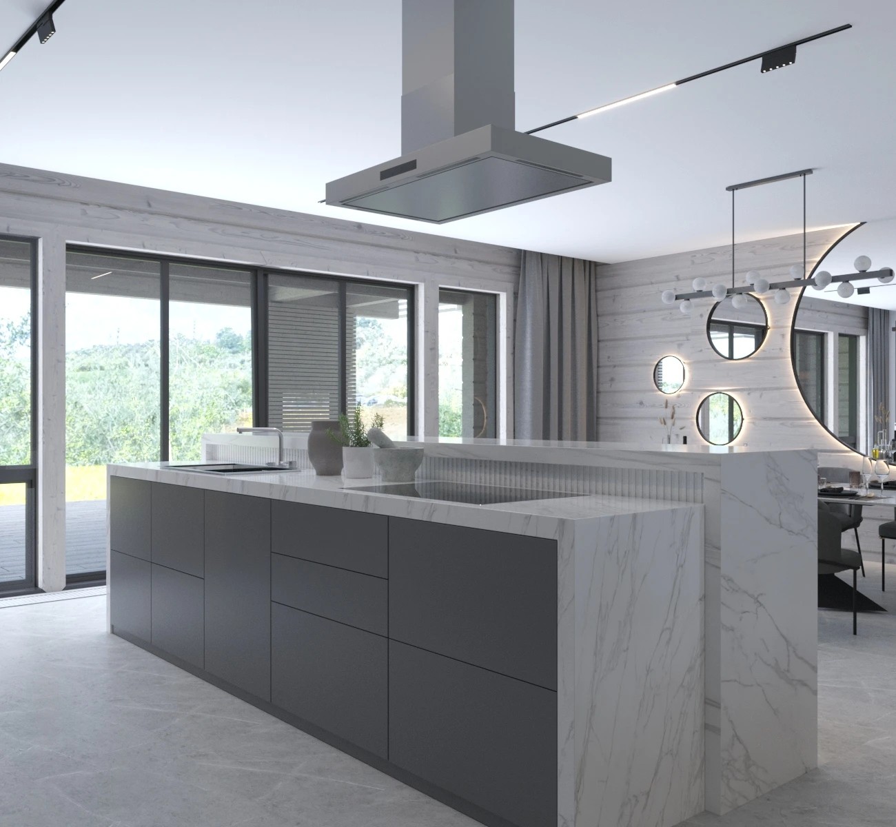 ЗАГОРОДНЫЙ ДОМ из клеёного бруса