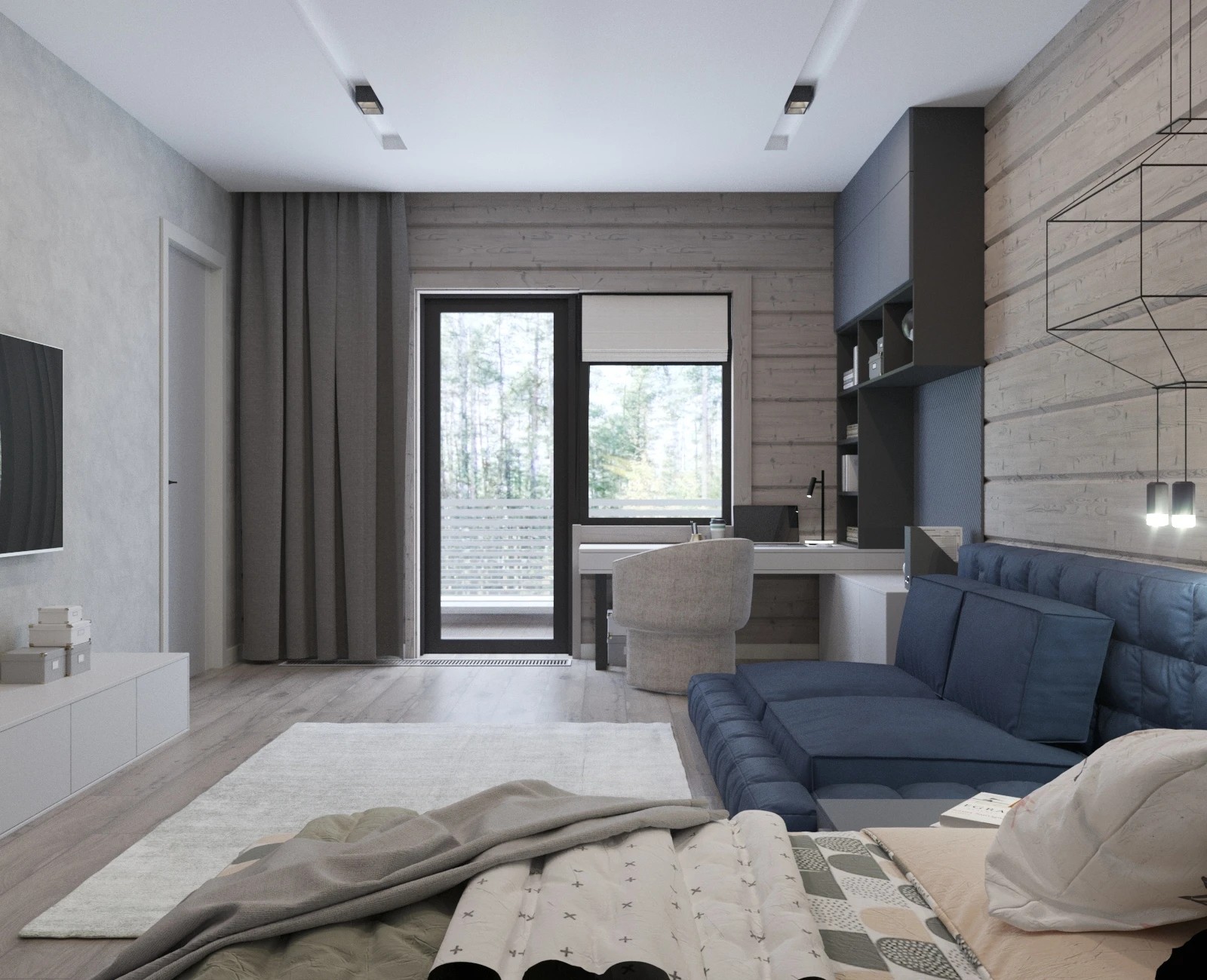 ЗАГОРОДНЫЙ ДОМ из клеёного бруса