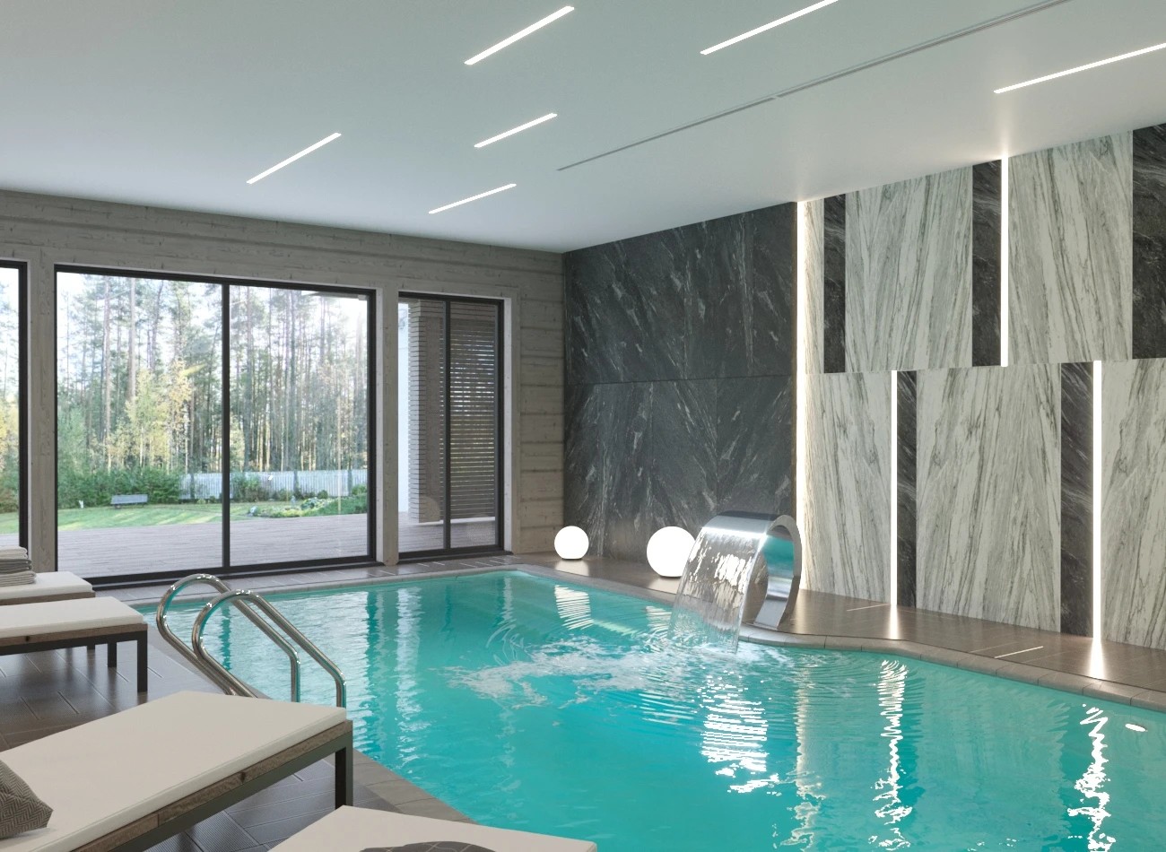 ЗАГОРОДНЫЙ ДОМ из клеёного бруса