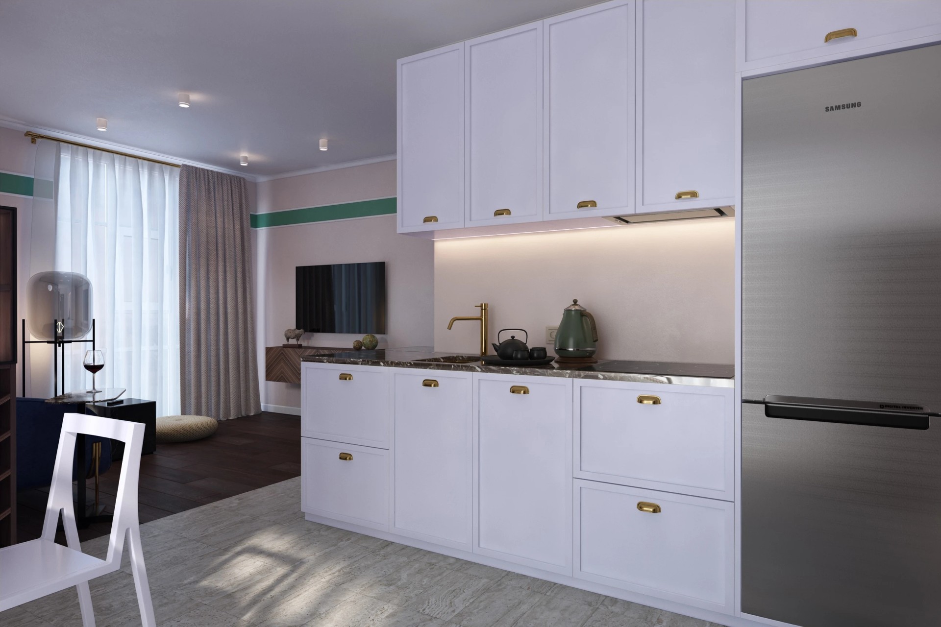 Маленькая квартира для пожилой женщины