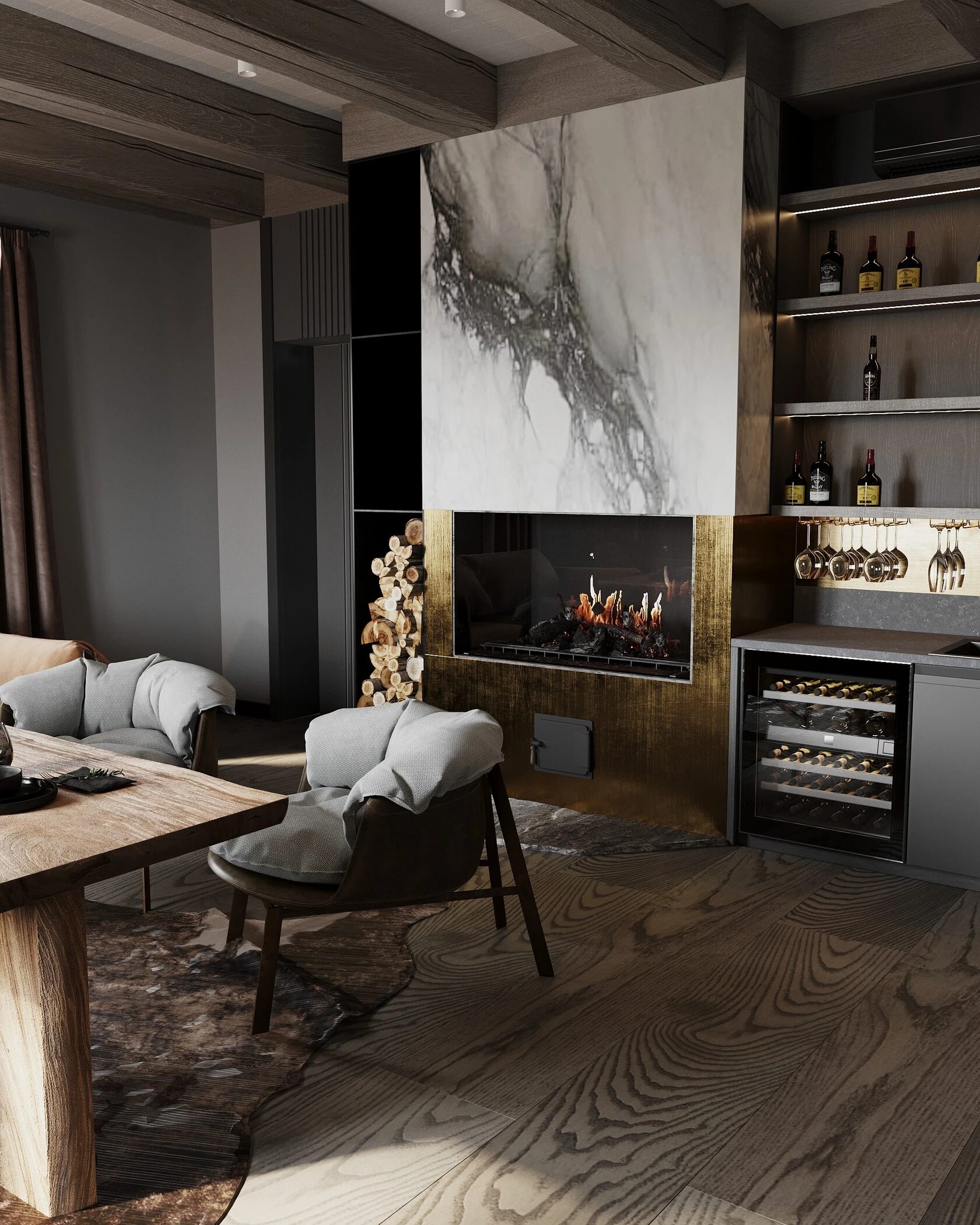 Реновация шале под Приозерском